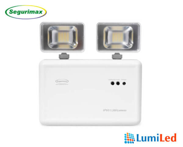 Iluminação de Emergência LED 1.200 Lúmens Titan IP65