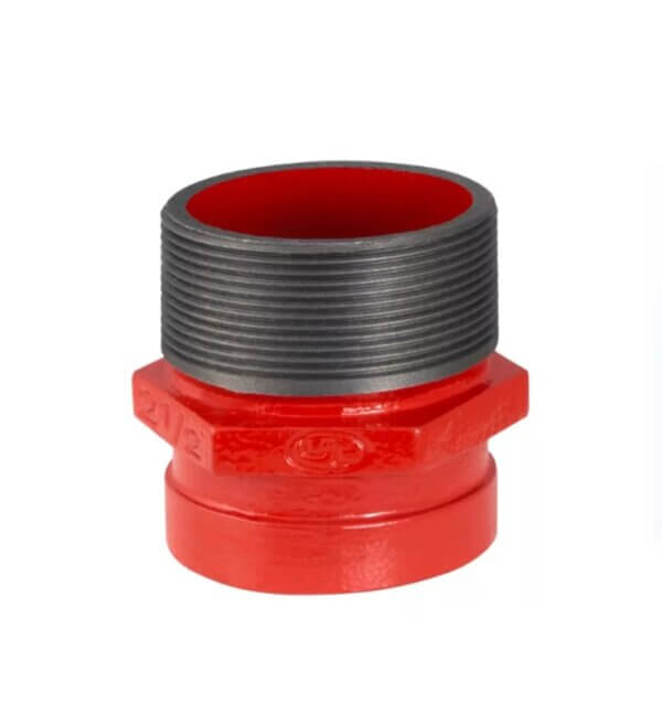 Adaptador Ranhurado - Galvanizado (Rosca BSP)